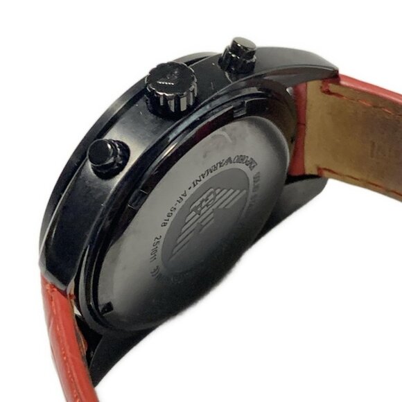Auth EMPORIO ARMANI AR-5918 2***** Red Men's Wrist Watch - Picture 4 of 6